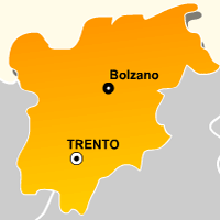 Mappa Trentino Alto Adige